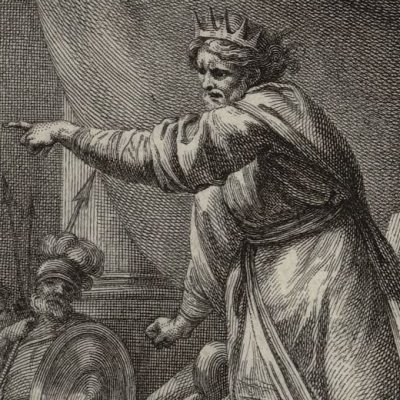 Agénor envoie Cadmus chercher Europe (Métamorphoses Banier 1767, l.3) - Monnet