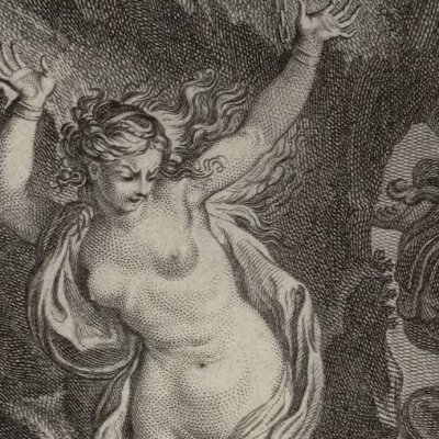 Persée délivre Andromède (Métamorphoses Banier 1768, l.4) - Eisen