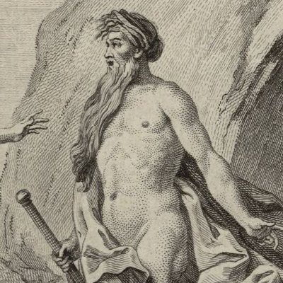 Rencontre d’Achéloüs et de Thésée (Métamorphoses Banier 1769, l.8) - Monnet