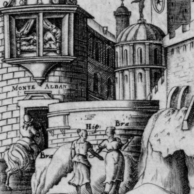 Marphise livre Brunel à Agramant (Roland furieux Franceschi 1584 ch32) - G. Porro