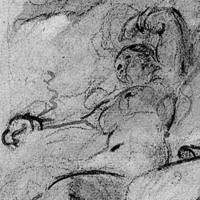 Roger terrasse l’orque grâce au bouclier d’Atlant - Fragonard