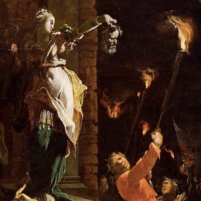 Judith montre la tête d’Holoferne au peuple - Bloemaert
