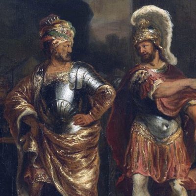 Intrépidité de Fabricius au camp de Pyrrhus (étude prép.) - Ferdinand Bol