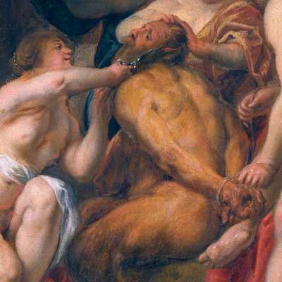 Pan puni par les nymphes - Jordaens