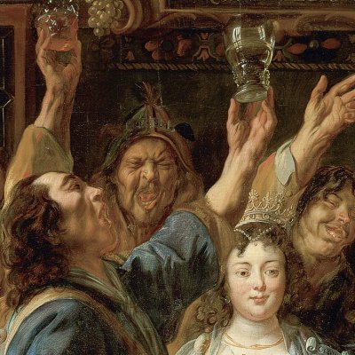 The King drinks (Vienna version) - Jordaens