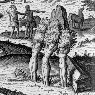 Phaéton et les Héliades (Métamorphoses L’Angelier 1617 l.2) - Isaac