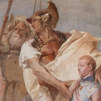 Énée présente à Didon Cupidon déguisé en Ascagne (villa Valmarana) - Tiepolo