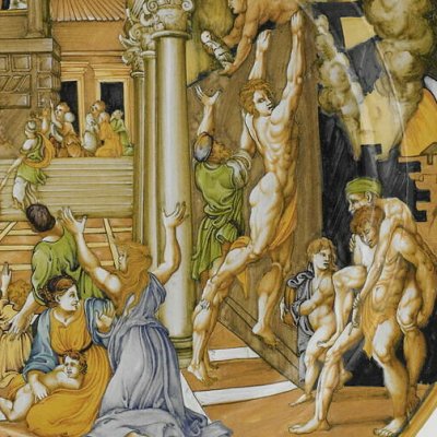 L’incendie du Borgo - le Maestro Virgiliotto d’après Raphaël