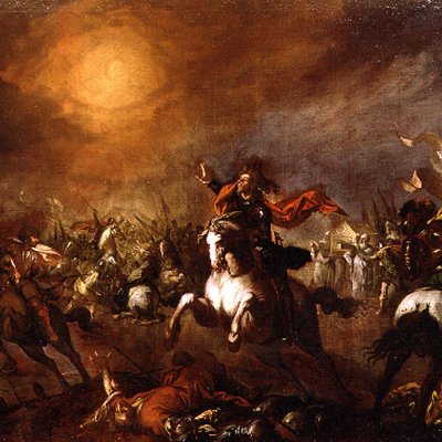 Josué stops the sun - Esteban March