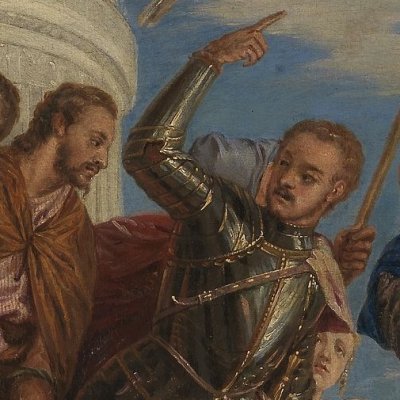 Saint Sébastien rafermit la foi de saint Marc & de saint Marcellin avant le martyre - Véronèse