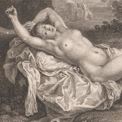 Céphale et Procris - Jean Dambrun d'après Cornelis van Poelenburch