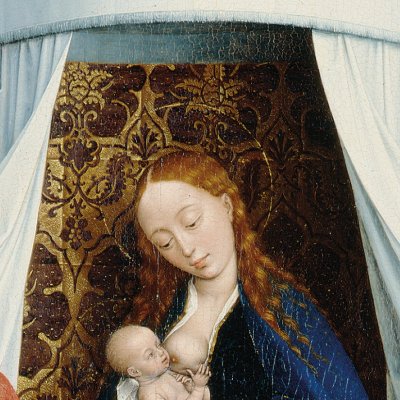 The Virgin with four saints, known as the Medici Virgin - Rogier van der Weyden
