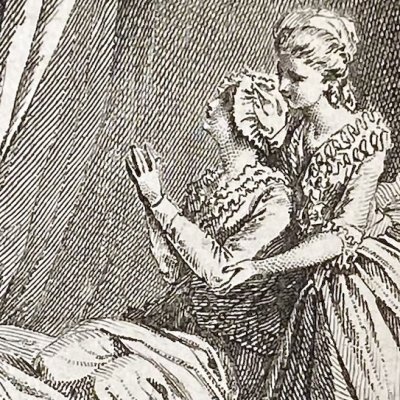 Mme de Tourvel prie pour Valmont (Liaisons dangereuses, Genève 1792) - Barbier