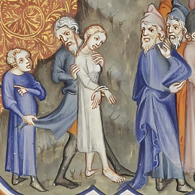 Suzanne délivrée par Daniel (P Comestor Bible historiale) - Jean Bondol