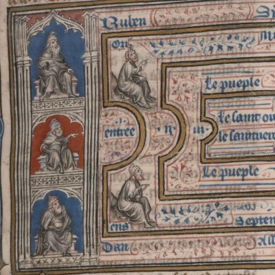 « Ci doit estre la figure du tabernacle » (Bible historiale de Petrus Comestor, F64r) - Jean Bondol