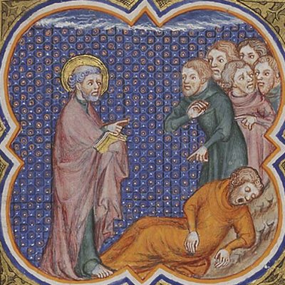 Le châtiment d’Ananie (P Comestor Bible historiale) - Jean Bondol