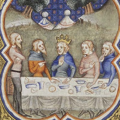 Le Festin d’Assuérus (P Comestor Bible historiale) - Jean Bondol