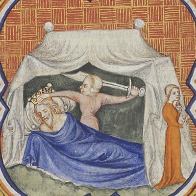 Judith décapite Holopherne (P Comestor Bible historiale) - Jean Bondol