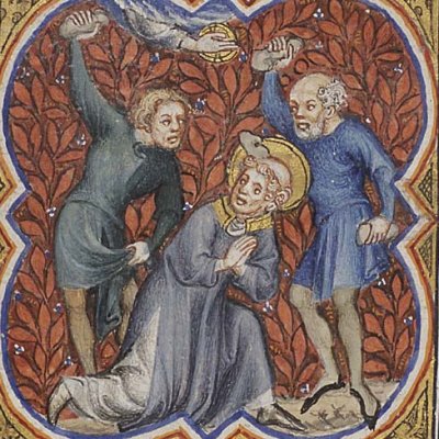 La lapidation de saint Étienne (P Comestor Bible historiale) - Jean Bondol
