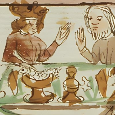 Le festin d’Assuérus (Speculum humanæ salvationis 10C23)