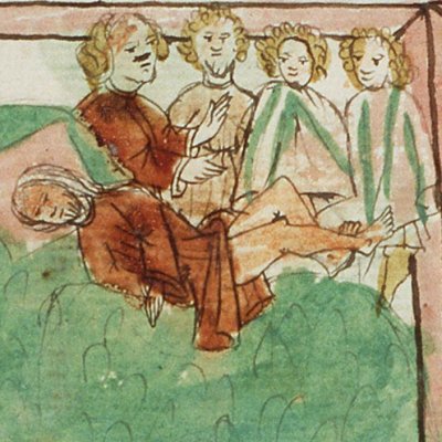 L’ivresse de Noé (Speculum humanæ salvationis 10C23)