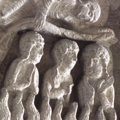 Les trois Hébreux dans la fournaise (cathédrale d’Autun)