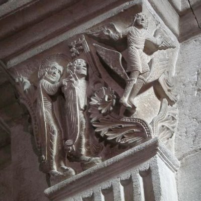 L’ascension de Simon mage (Cathédrale d’Autun)