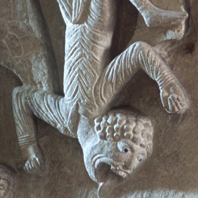 La chute de Simon mage (Cathédrale d’Autun)