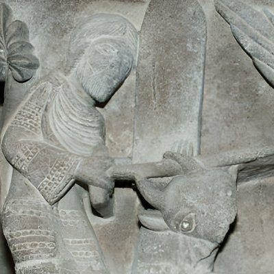 Moïse face au veau d’or (cathédrale d’Autun)