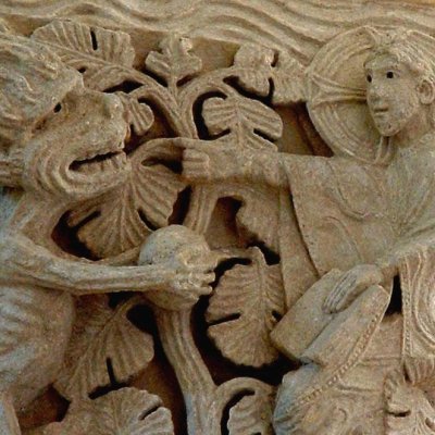 The Temptation of Christ (Saulieu, Abbatiale Saint-Andoche)