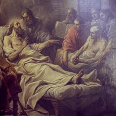 L’agonie de saint Augustin - Carle Vanloo