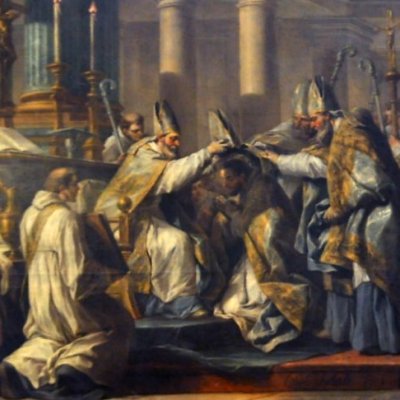 L’ordination épiscopale d’Augustin - Carle Vanloo