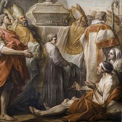La translation des reliques d’Augustin - Carle Vanloo