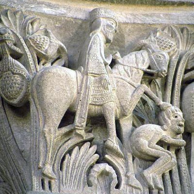 L’empereur Constantin fait triompher le christianisme (Cathédrale d’Autun)