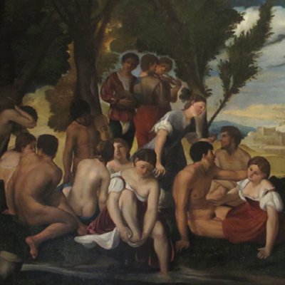 Baignade, dite aussi Bacchanale - Dosso Dossi