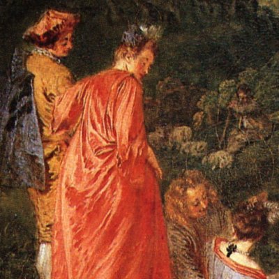 L’amour paisible - Watteau