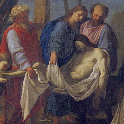 La déposition de croix - Le Sueur