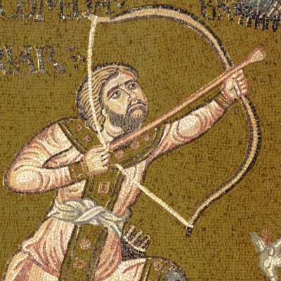 Isaac envoie Esaü à la chasse (Monreale)