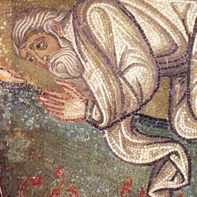 Abraham's hospitality (Chapelle Palatine)