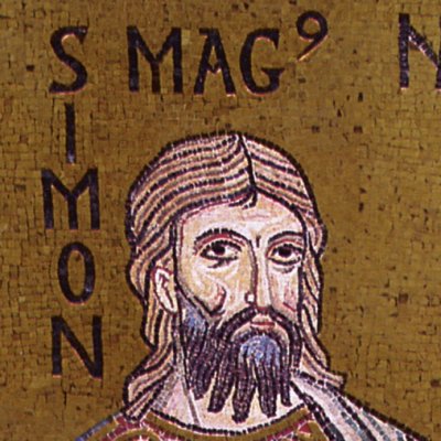 Pierre, Paul et Simon Mage devant Néron (Chapelle Palatine)