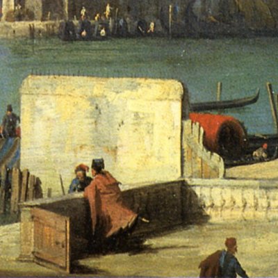 Vue de la Salute depuis l’entrée du Grand Canal - Canaletto