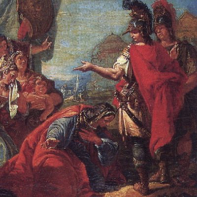 Alexandre & la famille de Darius / Hommage au grand prêtre Jaddoua - Fontebasso