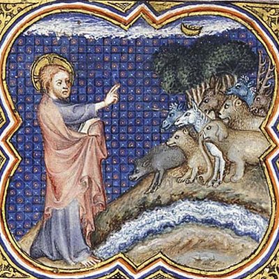 La Création des animaux terrestres (P Comestor Bible historiale) - Jean Bondol
