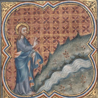 La création des végétaux, 3e jour (Bible historiale de Petrus Comestor, F6v) - Jean Bondol
