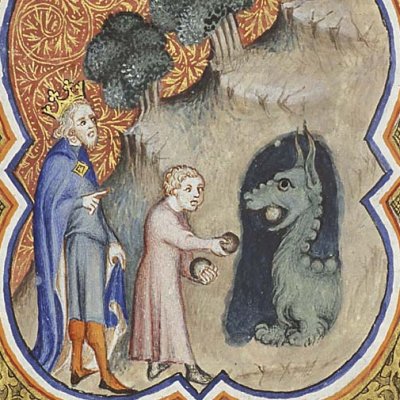 Daniel tue le dragon sacré de Babylone (P Comestor Bible historiale) - J. Bondol