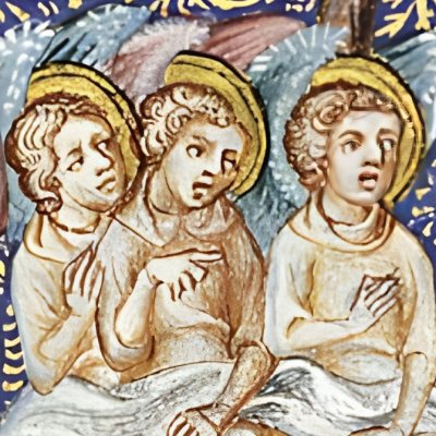 L’hospitalité d’Abraham (Petrus Comestor Bible historiale) - Jean Bondol