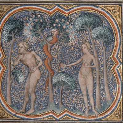 Le péché originel (Bible historiale de Petrus Comestor, F10r) - Jean Bondol