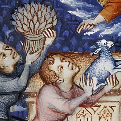 Offrandes d’Abel et de Caïn (P Comestor Bible historiale) - Jean Bondol