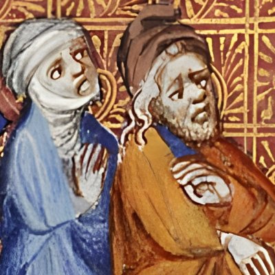 Dieu parle à Noé & à sa femme (P Comestor Bible historiale) - Jean Bondol