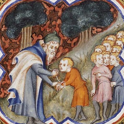 Joseph lie Benjamin devant ses frères (P Comestor Bible historiale) - J. Bondol